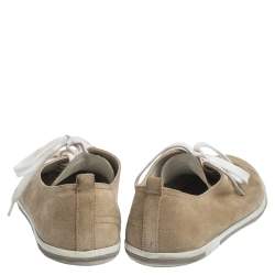 Pre Owned Prada Sport Beige Suede Low Top Sneakers Size 46