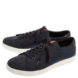 Pre Owned Prada Sport Navy Blue  Lace Low Top Sneakers Size 45
