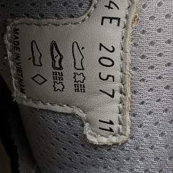 Prada Sport Grey Mesh And Leather Low Top Sneakers Size 45