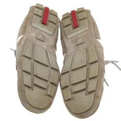 Pre Owned Prada Sport Multicolor Leather And Nylon Low Top Sneakers Size 41