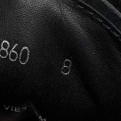 Pre Owned Prada Sport Black Leather Low Top Sneakers Size 42