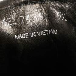 Pre Owned Prada Sport Black/Navy Blue/Black Leather And Nylon Low Top Sneakers Size 42.5