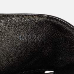 Pre Owned Prada Sport Navy Blue Croc Embossed Leather Flat Slide Sandals Size 39.5