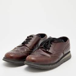 Prada Sport Brown Leather Brogue-Derby Size 41