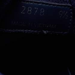 Pre Owned Prada Sport Navy Blue Nylon And Leather Mid Top Sneakers Size 43.5