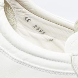 Pre Owned Prada Sport White Leather Low Top Sneakers Size 42