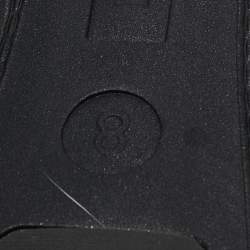 Pre Owned Prada Sport Black Canvas and Leather Low-Top Sneakers Size 42