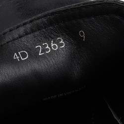 Pre Owned Prada Sport Black Leather Scrunch Slip On Sneakers Size 43