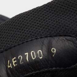 Pre Owned Prada Sport Navy Blue Suede And Camouflage Print Nylon Low Top Sneakers Size 43