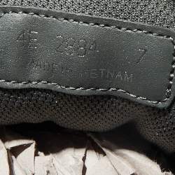 Pre Owned Prada Sport Navy Blue Nylon And Leather Low Top Sneakers Size 41