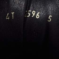 Pre Owned Prada Sport Black Leather High Top Sneakers Size 39