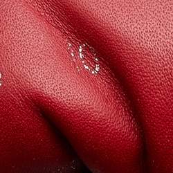 Pre Owned Prada Sport Red/Blue Leather and Suede Low Top Sneakers Size 44