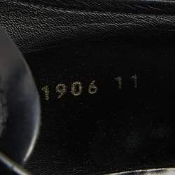 Pre Owned Prada Sport Black Leather Lace Up Oxfords Size 45