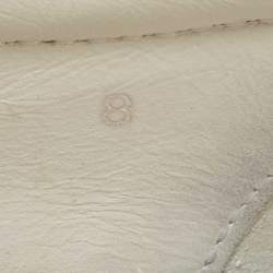 Pre Owned Prada Sport White Leather Low Top Sneakers Size 42