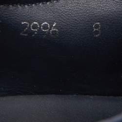 Pre Owned Prada Sport Navy Blue Leather Low Top Sneakers Size 42