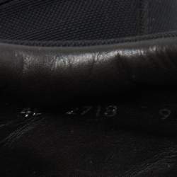 Pre Owned Prada Sport Black Canvas and Leather Low Top Sneakers Size 43