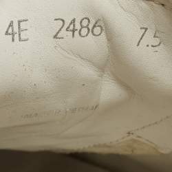 Prada Sport White Leather Low Top Sneakers Size 41.5