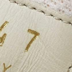 Pre Owned Prada Sport Black/Grey Leather and Mesh Low Top Sneakers Size 41