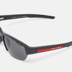 Prada Black SPS03Y Linea Rossa Shield Sunglasses
