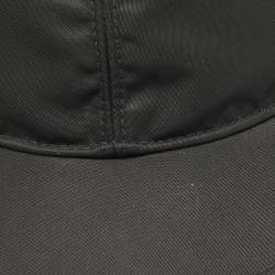 Prada Black Logo Re-Nylon Baseball Cap XL
