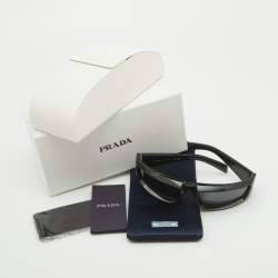 Prada Black SPR25Y Runaway Shield Sunglasses