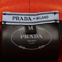 Prada Orange Re-Nylon Bucket Hat M