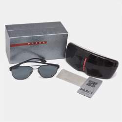 Prada Black SPS 54T Aviator Sunglasses