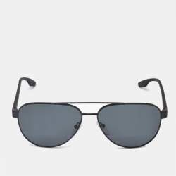 Prada Black SPS 54T Aviator Sunglasses