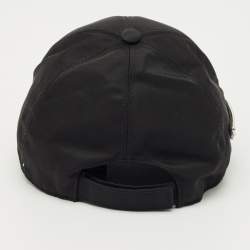 Pre Owned Prada Black Re-Nylon Baseball Cap L