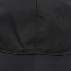Pre Owned Prada Black Nylon Re-Nylon Baseball Cap S