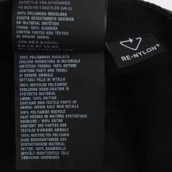 Pre Owned Prada Black Nylon Re-Nylon Baseball Cap S