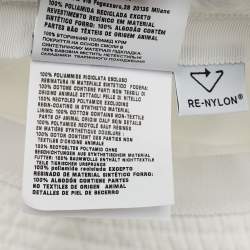 Pre Owned Prada White Re-Nylon Bucket Hat S