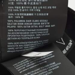 مملوكة مسبقًا Prada Black Re-Nylon Triangle Logo Baseball Cap M