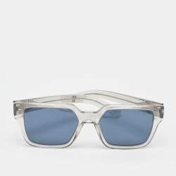 Pre Owned Prada Grey Gradient SPR 03Z Frame Square Sunglasses