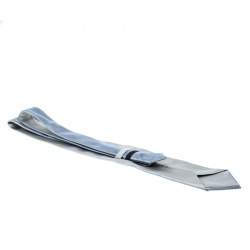 Prada Grey and Blue Printed Silk Traditional Tie