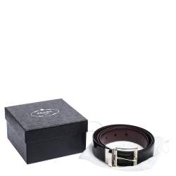 Prada Back Leather Buckle Belt 85CM