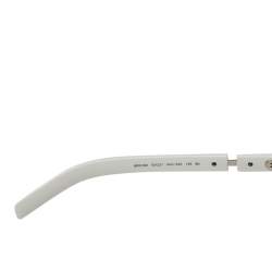 Prada White/Black SPR09X Square Sunglasses
