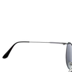 Pre Owned نظارة شمسية برادا أفياتور أس بي أر 50يو رمادية/ لون فضي داكن