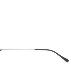 Pre Owned Prada Linea Rossa Silver/Black SPS51T Constellation Sport Shield Sunglasses 