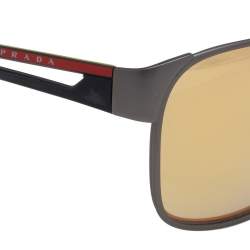 Prada Black/Green SPS52T Wayfarer Mirror Sunglasses