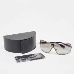 Prada Black Gradient SPR54O Shield Sunglasses