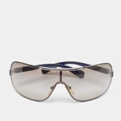 Prada Black Gradient SPR54O Shield Sunglasses