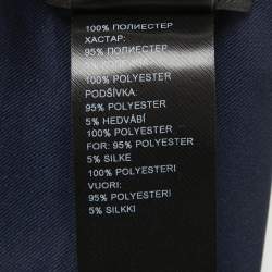 Prada Navy Blue Crepe Tie 
