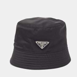 Prada Black Re-Nylon Bucket Hat M