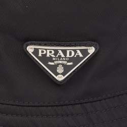 Prada Black Re-Nylon Bucket Hat M