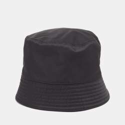 Prada Black Re-Nylon Bucket Hat M