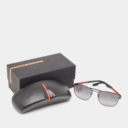Prada Sport Black/Red Gradient SPS53X Linea Rossa Sqaure Sunglasses