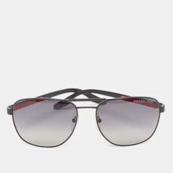 Prada Sport Black/Red Gradient SPS53X Linea Rossa Sqaure Sunglasses
