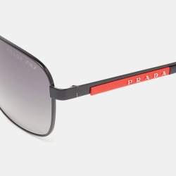 Prada Sport Black/Red Gradient SPS53X Linea Rossa Sqaure Sunglasses