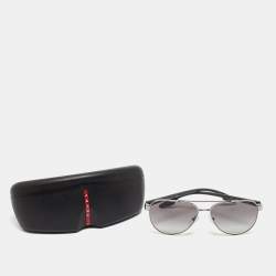 Prada Sport Black SPS 54T Aviator Sunglasses